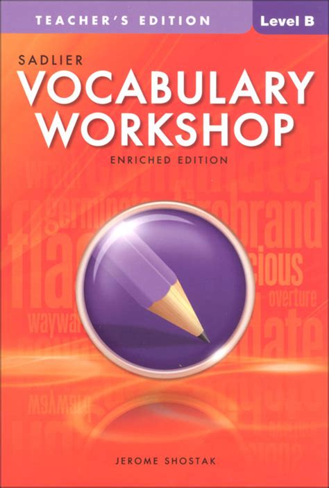 Vocabulary Workshop - Level B (Enriched Edition) - Unit 3 - Choosing the Right Word Answers. 4.0 (9 reviews) Flashcards; ... Test; Match; Q-Chat; Created by. TheEliteKnight. Share. Share. Students also viewed. Sadlier Level B Unit 7. Teacher 20 terms. reneebridges. Preview. Sadlier Level B 1-3. Teacher 60 terms. mrs_speicher. Preview. …